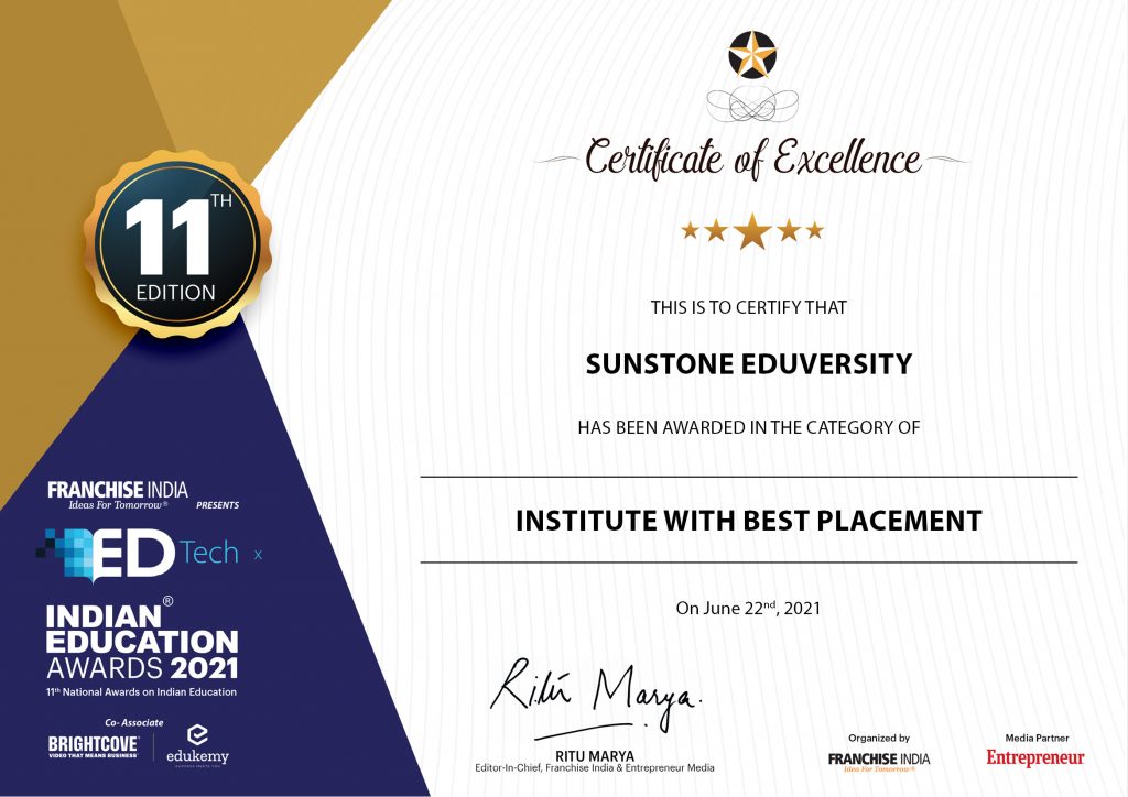 sunstone's achievements